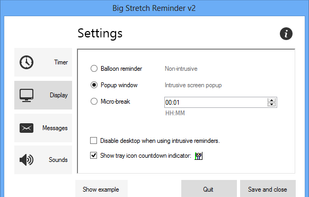 Big Stretch Reminder screenshot 3