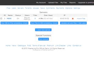 XFilesharing Pro screenshot 1