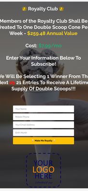 Join Our Rewards Club template funnel