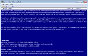 Windows Frotz screenshot 1