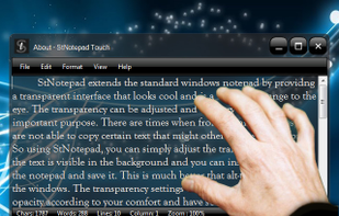 StNotepad Touch screenshot 1