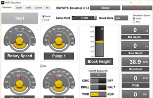EM WITS Simulator screenshot 1
