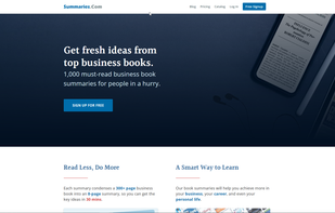 Summaries.com screenshot 1