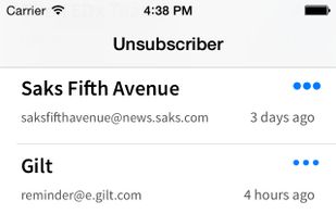 Unsubscriber for Gmail screenshot 1