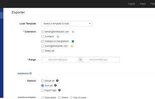 G2CAL to Excel TimeTackle screenshot 1
