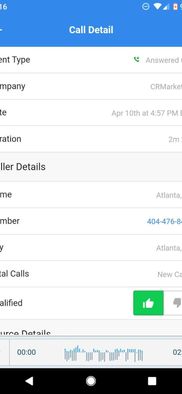 CallRail screenshot 2