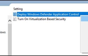 WDAC [Windows Defender Application Control] screenshot 1