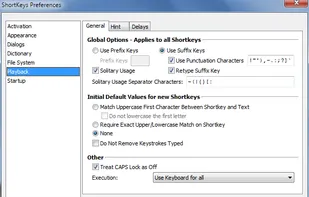 ShortKeys screenshot 1