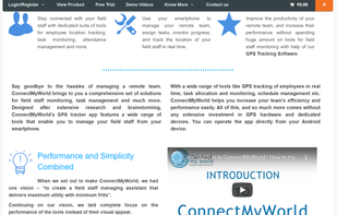 Connectmyworld - Gps Tracking App screenshot 1