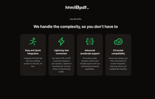 Html2pdf API screenshot 2