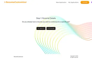 Step 1. Personal Details