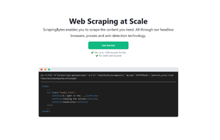 ScrapingBytes screenshot 1
