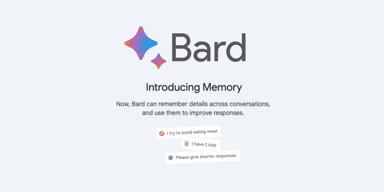 Google Bard's new 'Memory' feature personalizes user experience with contextual learning image