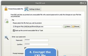 Free EXE Lock screenshot 1