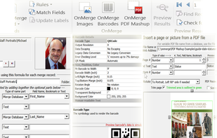 OnMerge Images+Barcodes screenshot 1