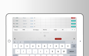 Enter each of your expenses