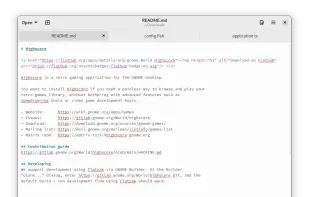 GNOME Text Editor screenshot 1