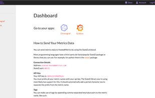 HostedMetrics screenshot 2