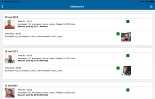Geo Attendance screenshot 1