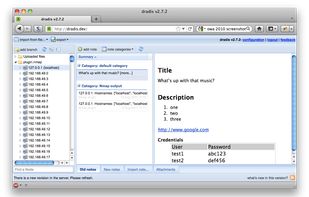 dradis screenshot 1