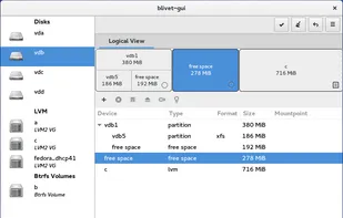 blivet-gui screenshot 1