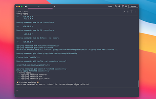 Codify prints out all commands it executes and the output of the commands