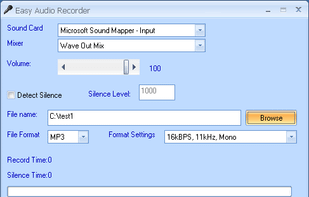 AML Easy Audio Recorder screenshot 1