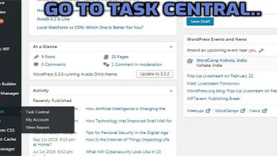 Go to task central