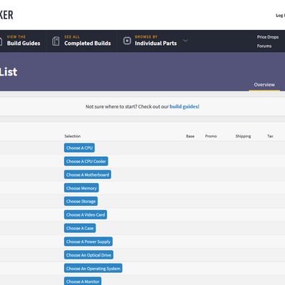 Pick parts. Build your PC. Compare and share. - PCPartPicker