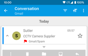 Compose message view.