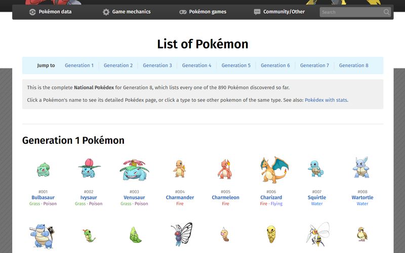 pokemon.gameinfo.io Competitors - Top Sites Like pokemon.gameinfo.io