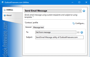 Send Email Message for Outlook screenshot 1