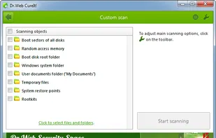 Dr.Web CureIt! screenshot 1