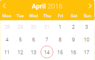 flatpickr screenshot 1