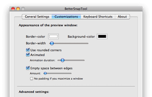 BetterSnapTool screenshot 1