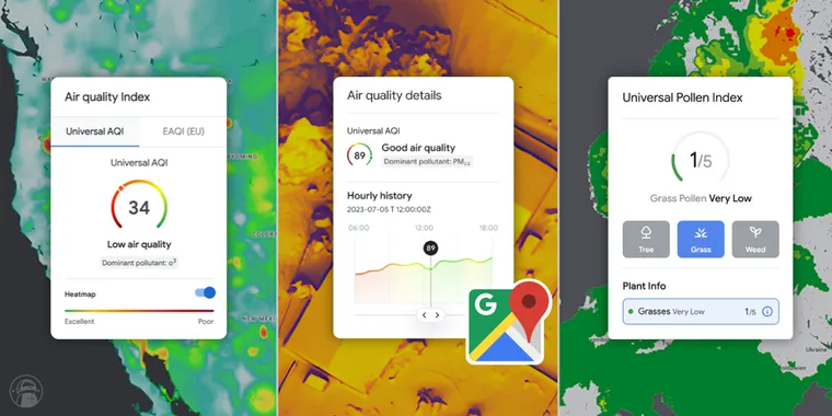 Google Maps Platform launches new APIs for environmental data and predictions image