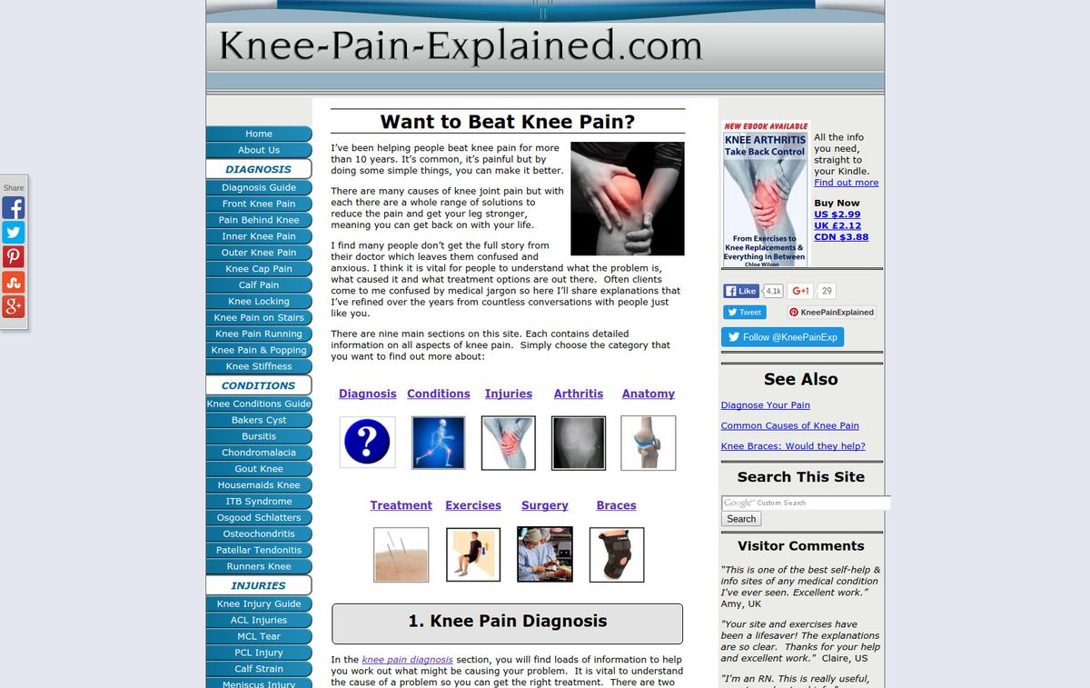 Different Knee Pains Explained