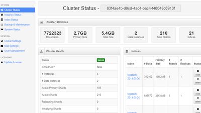 Cluster status