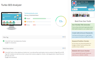 Turbo SEO Tools screenshot 3