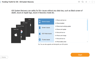 FoneDog iOS System Recovery screenshot 1
