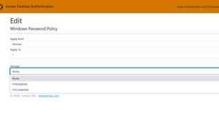 LDA Password Policy