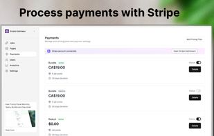 Process payments with Stripe
