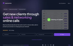 Meetcatcher screenshot 1