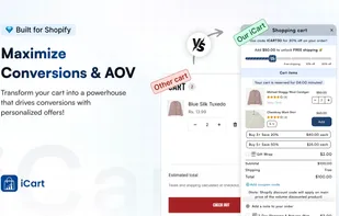 Create personalized offer with iCart and maximize Conversions & AOV of your store.