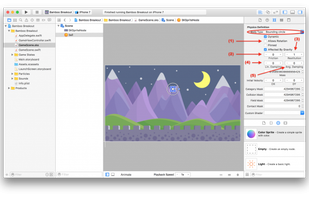 Level editing done in xCode