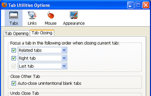 Tab Utilities screenshot 1