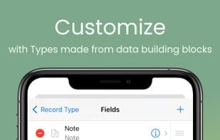 Customize: with Types made from data building blocks