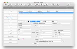 Philasmicos R5 CRM screenshot 3