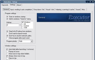 Executor screenshot 2