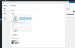 Custom Search WordPress Plugin screenshot 1